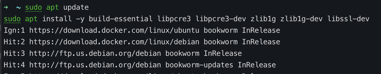 Debian 12 安装环境