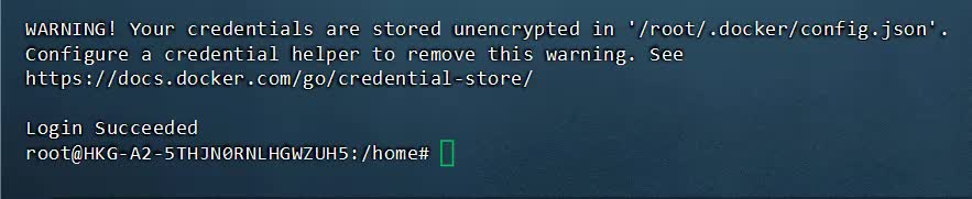 docker 登录